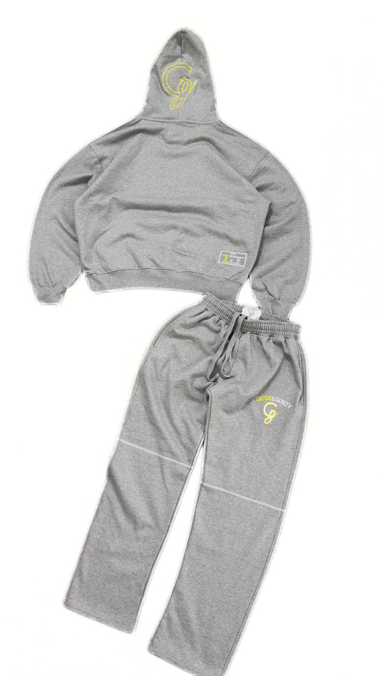 **ONLY THE SELECTED** GREY TRACKSUIT